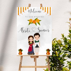 Tamang  Wedding Sign |Gurung, Rai, Magar Nepali Hindu,  South Asian | Wedding Poster Sign