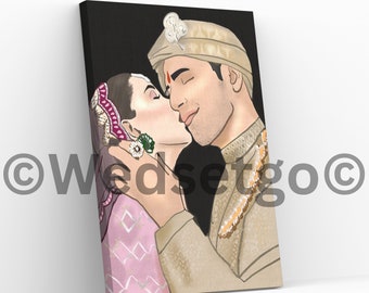 Custom Couple Digital Portrait Art
