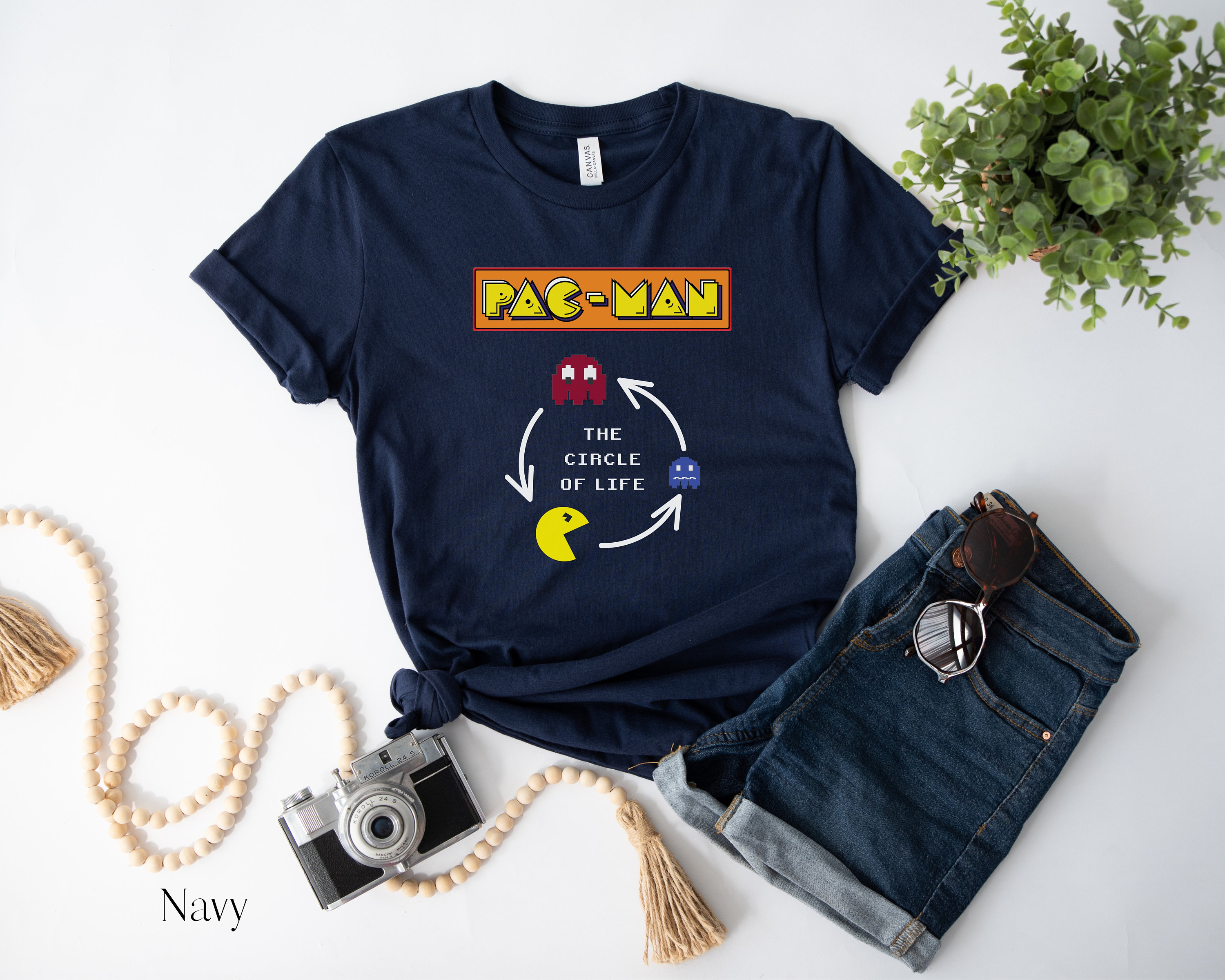 Pacman Shirt Pac Man Shirt the Circle of Life T-shirt - Etsy