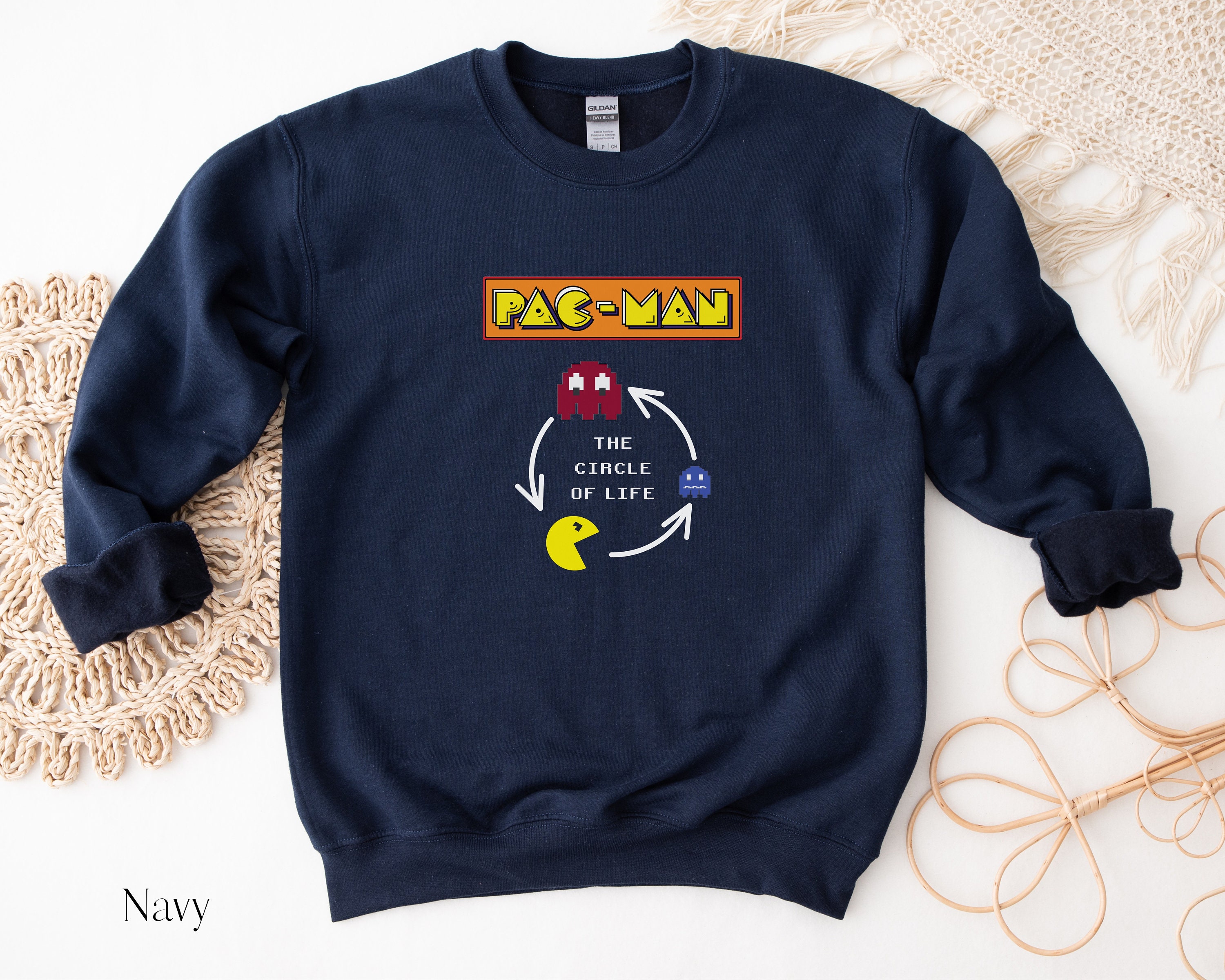 Pacman Shirt Pac Man Shirt the Circle of Life T-shirt - Etsy