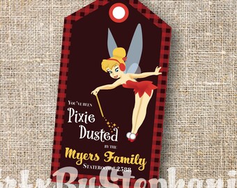DCL Alaskan Cruise Pixie Dust Tag - Alaska Tinkerbell Fish Extender Tag - Digital Printable Download