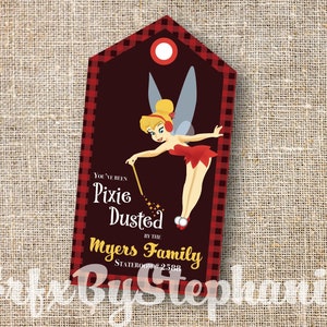 DCL Alaskan Cruise Pixie Dust Tag - Alaska Tinkerbell Fish Extender Tag - Digital Printable Download