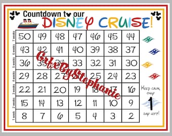 DCL Cruise Vacation Countdown - Magical Vacation Printable