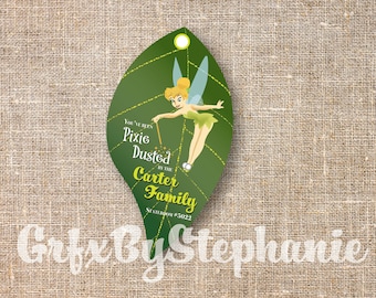 DCL Cruise Pixie Dust Tag - Tinkerbell Fish Extender Tag - Digital Printable Download
