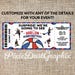 Harlem Globetrotters Printable Surprise Tickets, Customizable Sports ...