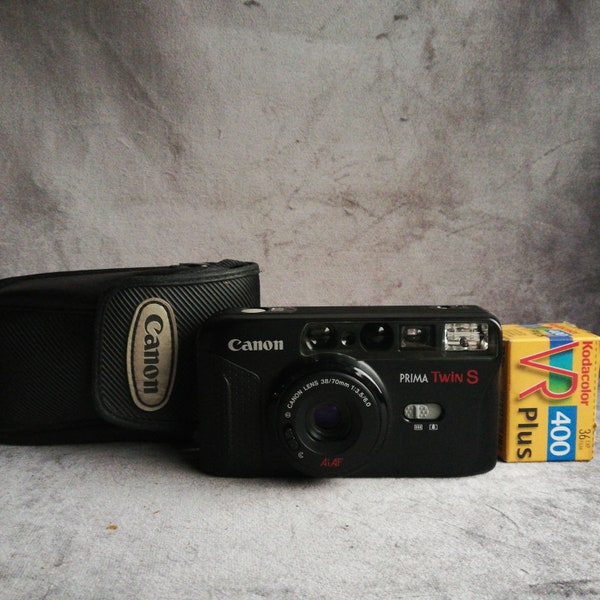 Wunderschöne Canon Prima Twin S 35mm / Kamera mit Zoom-Objektiv