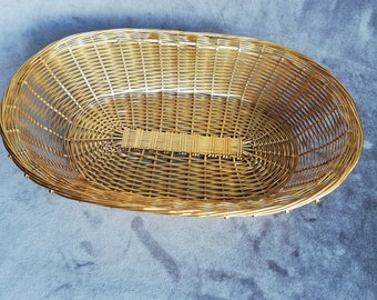 Cesta de pan vintage, edición de oro fino Wolff Alemania