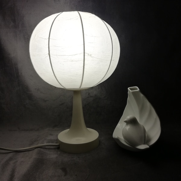 German Space Age plastic table lamp, 1970s Cocoon