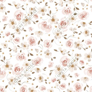 Ditsy Florals, Seamless pattern, digital pattern, floral pattern for journals, patterns for businesses, commercial use pattern