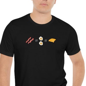 Funny Shirt, bacon egg & cheese, breakfast shirt, BEC, perfect breakfast, breakfast sandwich,  NYC Breakfast, unisex