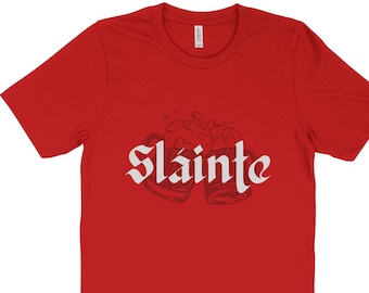 Camisa para beber, camisa divertida del día de San Patricio, cerveza irlandesa, camisa Slainte, camiseta de St. Paddy, unisex, alegría, camisa de cerveza artesanal