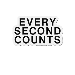 Chef Magnet. Every second counts. Yes Chef, I heard you. Die-Cut Fridge Magnet