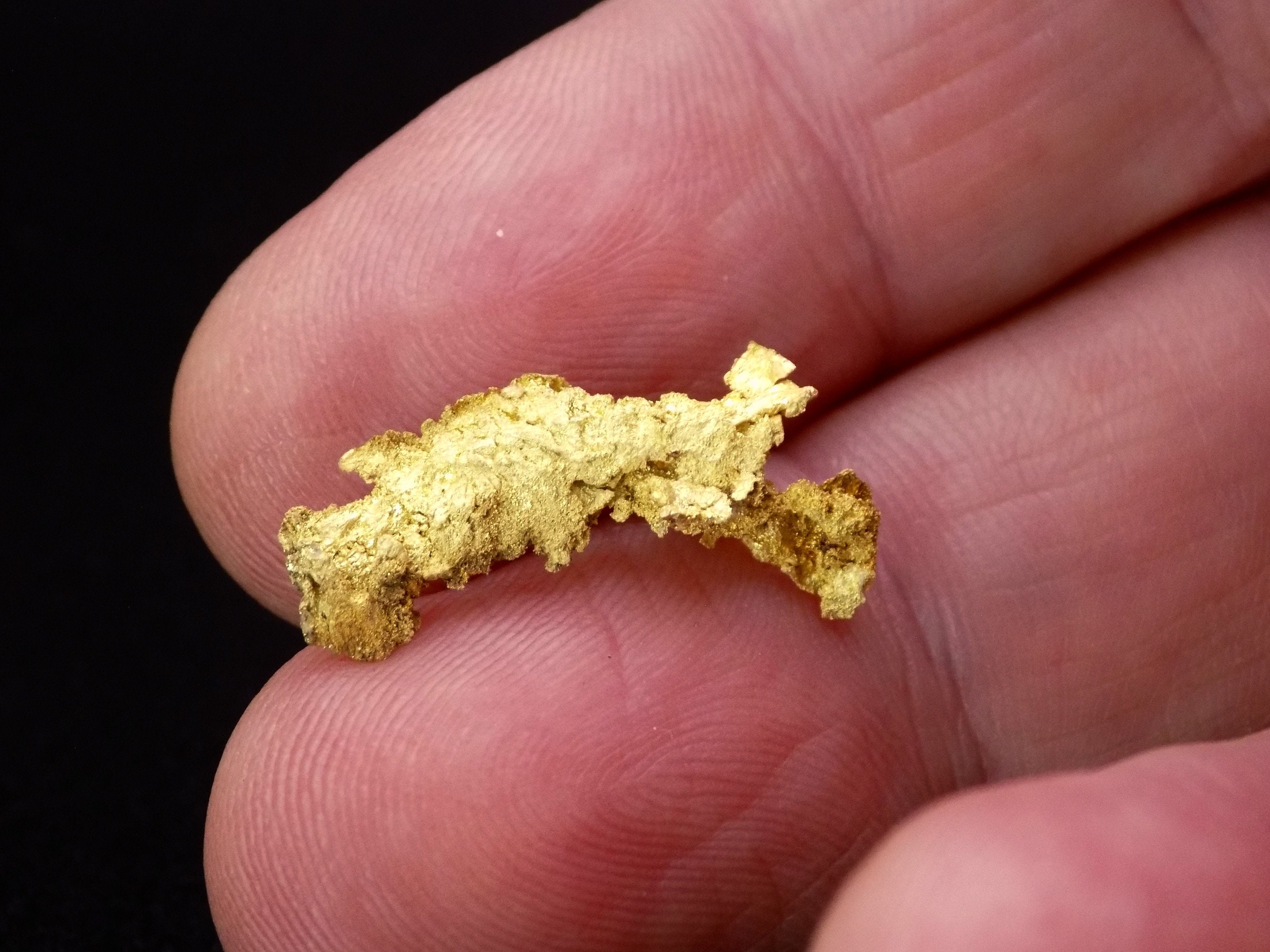 Pépita D'or Cristallisée Naturelle - Provenance Western Australia - Pièce Rare Pour Collectionneurs