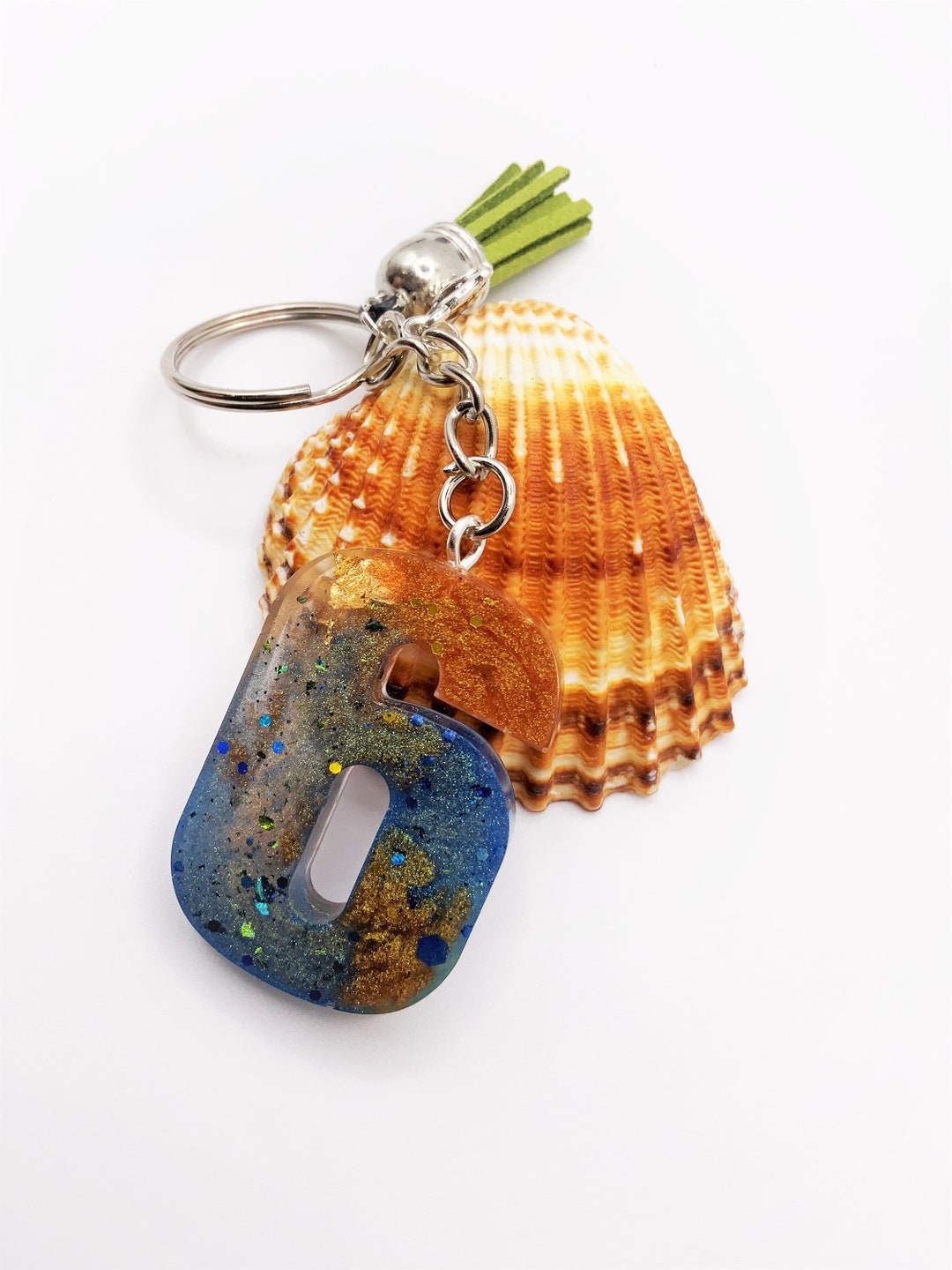 Numbers Resin Keyrings | Number Six | Handmade Birthday Gift or Special ...