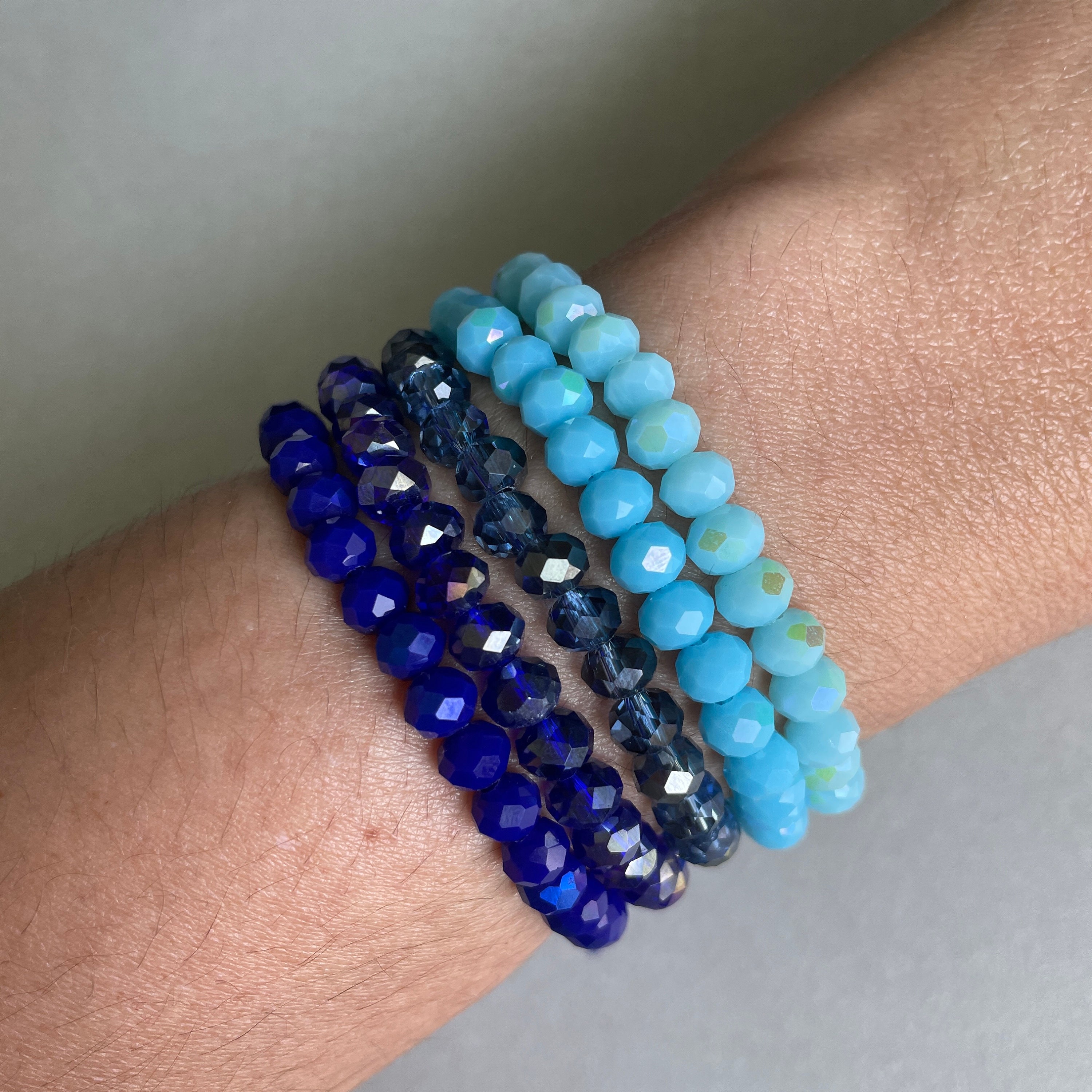 アクセサリー KAMIYA Mexican Beads Bracelet BLUE Hand Beaded Bracelets / Mexican Huichol Accessories - Etsy