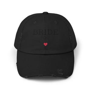 Bridal Distressed Cap, Perfect for Wedding Day, Bride Hat, Gift for Bride, Bridal Shower Accessory, Engagement Celebration