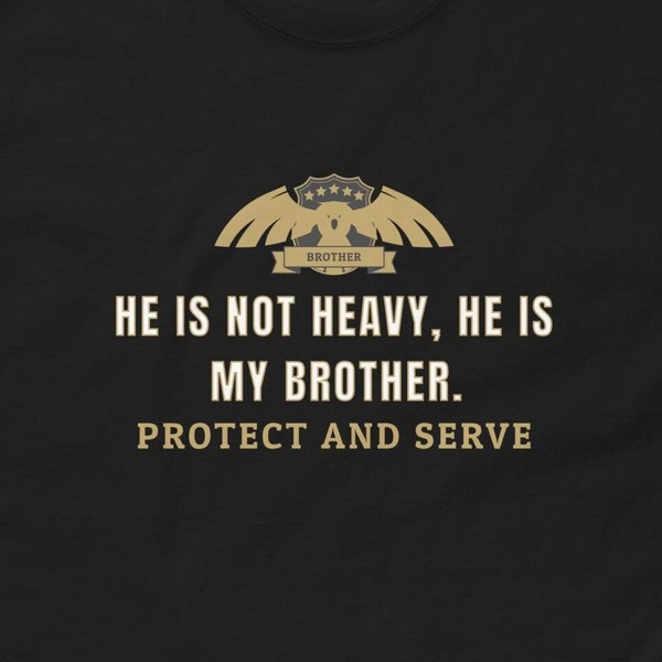 Brother in Arms Veterans shirt Soldier Gift for Police T-Shirt Fireman Klassisches Herren-T-Shirt