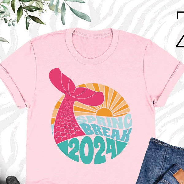 Spring Break 2024 Shirt, Women Holiday Tee, Family Cruise Tee, Spring Break Vibes, Girls Beach, Family Beach, Spring Party, Beach Trip Tee