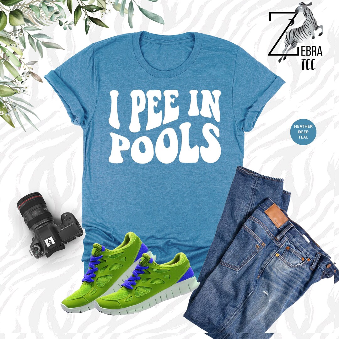 I Pee in Pools Shirt, Funny Swimming Shirt, Gift for Swimmer, School