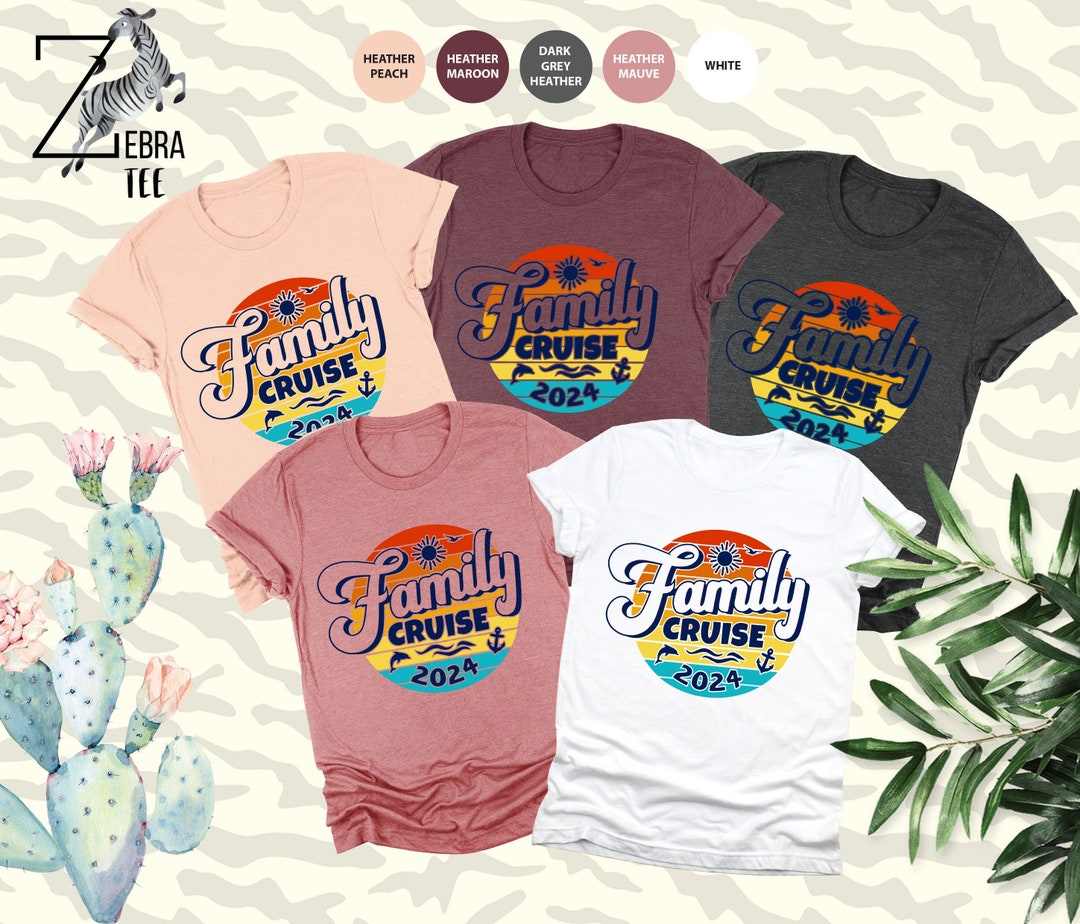 Family Cruise 2024 Shirt, Family Vacation Tee, Family Matching Tee ...