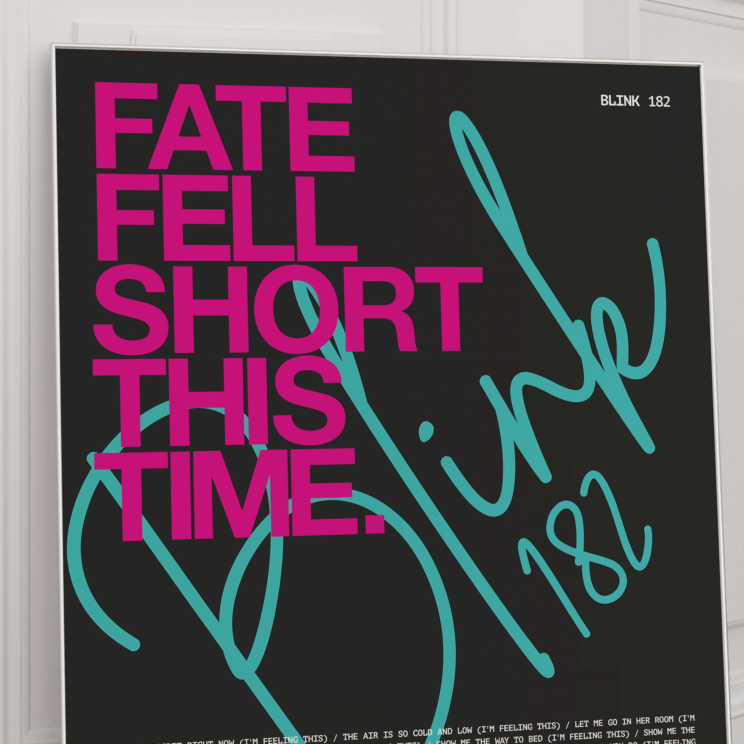 Blink 182 Feeling This, Digital Lyric Poster, Song Print, Typography Print,  INSTANT Download, Tom Delonge, Mark Hoppus, Blink Lyric Print - Etsy, image size:3000x3000