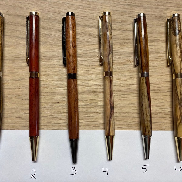 Exotic Wood Twist Pens - Hand turned