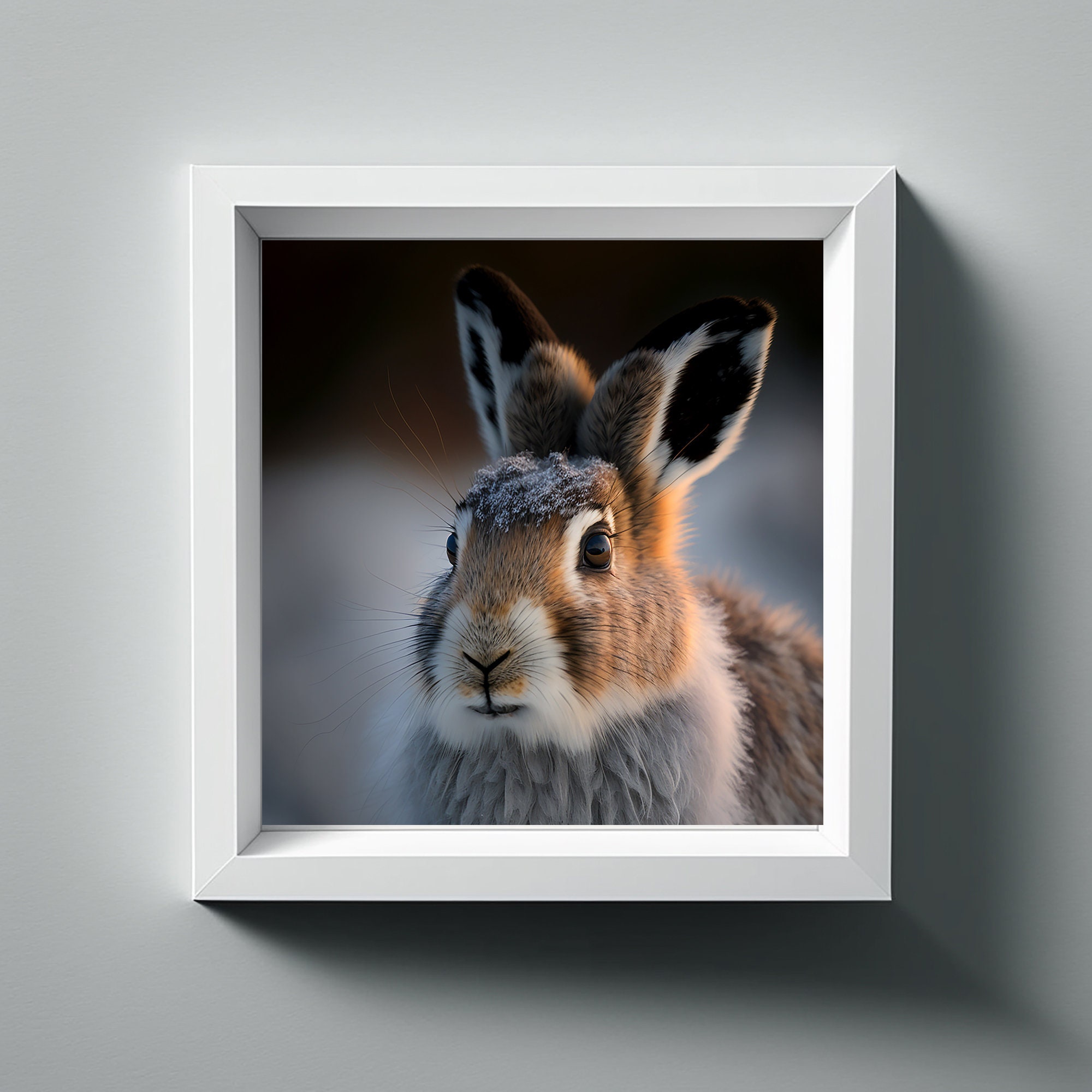 Wild Rabbit Nature Photography - Digital Print Download - Close-up Wild ...