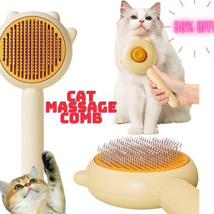 Spazzola a Vapore Per Gatti e Cani Spazzola Gatto Con Vapore Steamy Brush  Gatto e Cane Spazzola Gatti Vapore Spazzola a Vapore Per Animali Rimuovere  Grovigli e Peli Di Sciolti : 