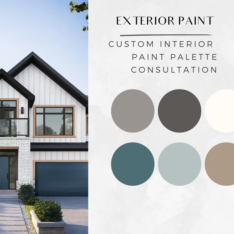 Custom Exterior Paint Color Consultation, Exterior Paint Selections ...