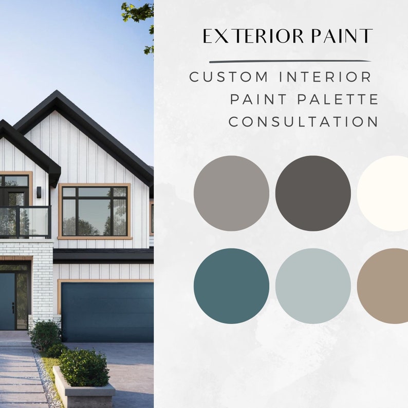Custom Exterior Paint Color Consultation, Exterior Paint Selections, Custom Interior Paint Color