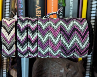 Asexual, Demisexual, and Grey Asexual Bracelets - 100% Hemp Fiber - LGBTQIA+ LGBT Demi-sexual Demi Greyasexual Graysexual