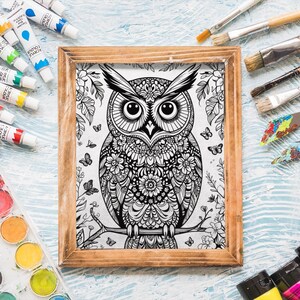 Mandala Coloring Pages for Adults & Kids – Instant Digital Download | Printable Stress Relief Art | Mindfulness Coloring Sheets