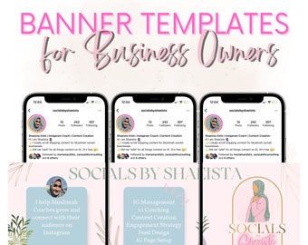 Instagram Banner Vorlagen für Geschäftsinhaber - Pin your Instagram Banner on top - 8+ Instagram Banner Templates