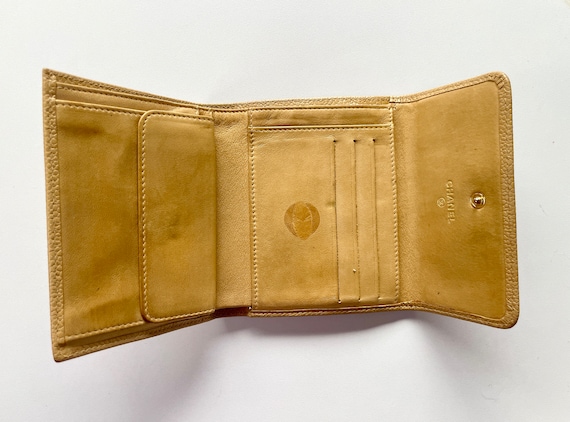 Vintage CHANEL Bifold Wallet Stitch Flap Bifold W… - image 3