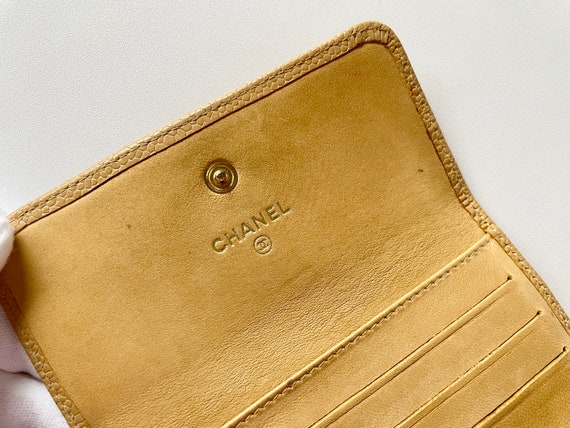 Vintage CHANEL Bifold Wallet Stitch Flap Bifold W… - image 2