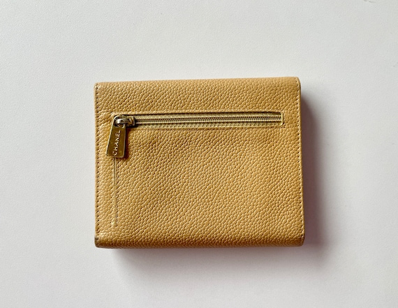 Vintage CHANEL Bifold Wallet Stitch Flap Bifold W… - image 5