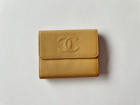 Vintage CHANEL Bifold Wallet Stitch Flap Bifold W… - image 1