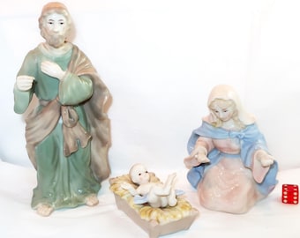 Royal Doulton Nativity Figurine: Mary, Joseph, or Baby Jesus - Porcelain Creche Replacement Lover Collector Gift