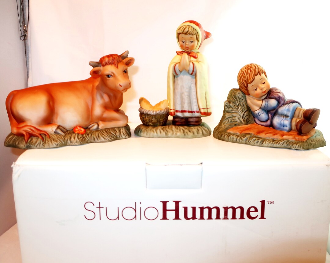 1996 GOEBEL NATIVITY SET 33517 Berta Studio Hummel Shepherd Peasant