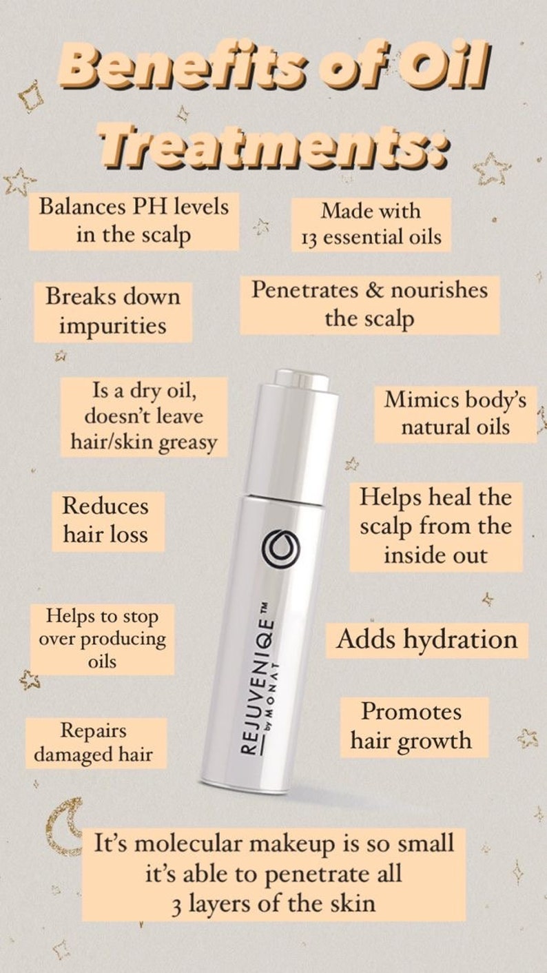 Rejuveniqe Oil Monat Scalp Health Hair Growth Serum Miracle Hair 101