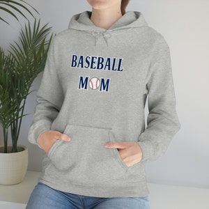 BASEBALL MOM Unisex Heavy Blend Hooded Sweatshirt