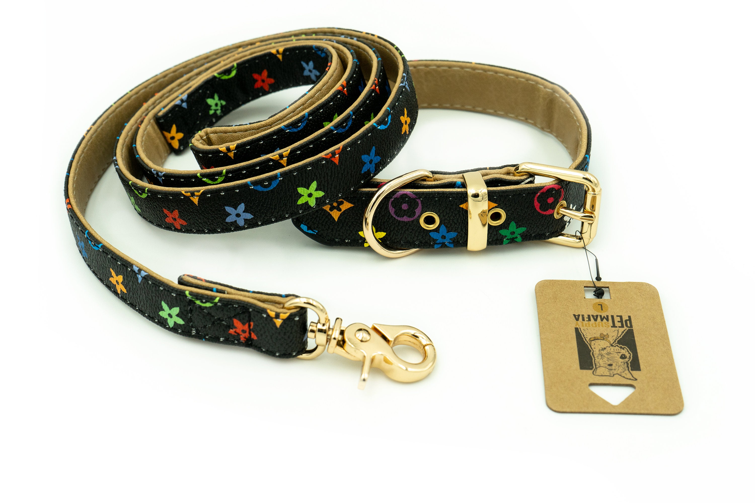 Pawda Studded Collar & Leash