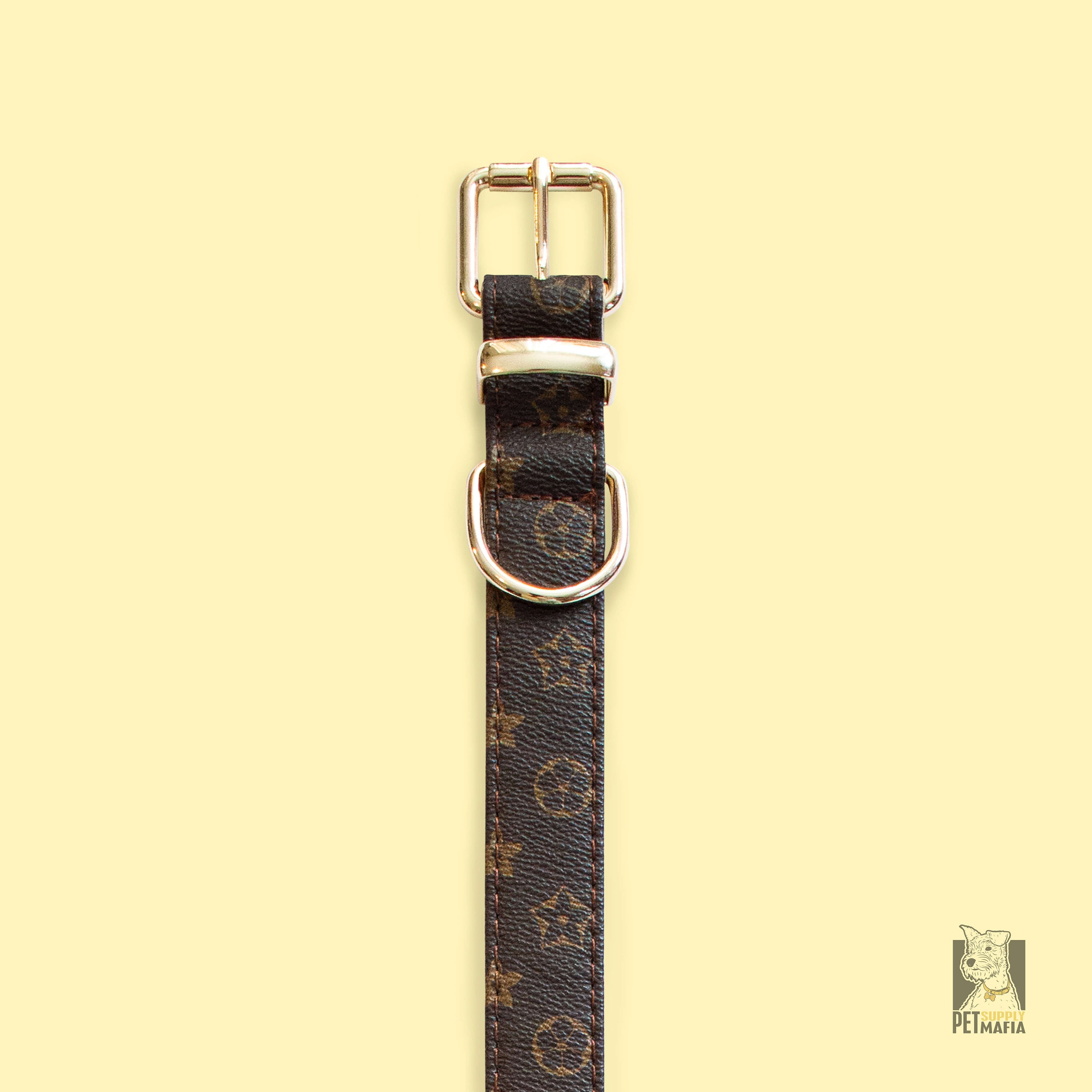 LV Dog Collar & Leash Set (Small/Medium Breed) — Frostytch