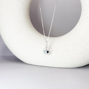 Citrine Birthstone Necklace: Sterling Silver, Personalized Bridal Gift