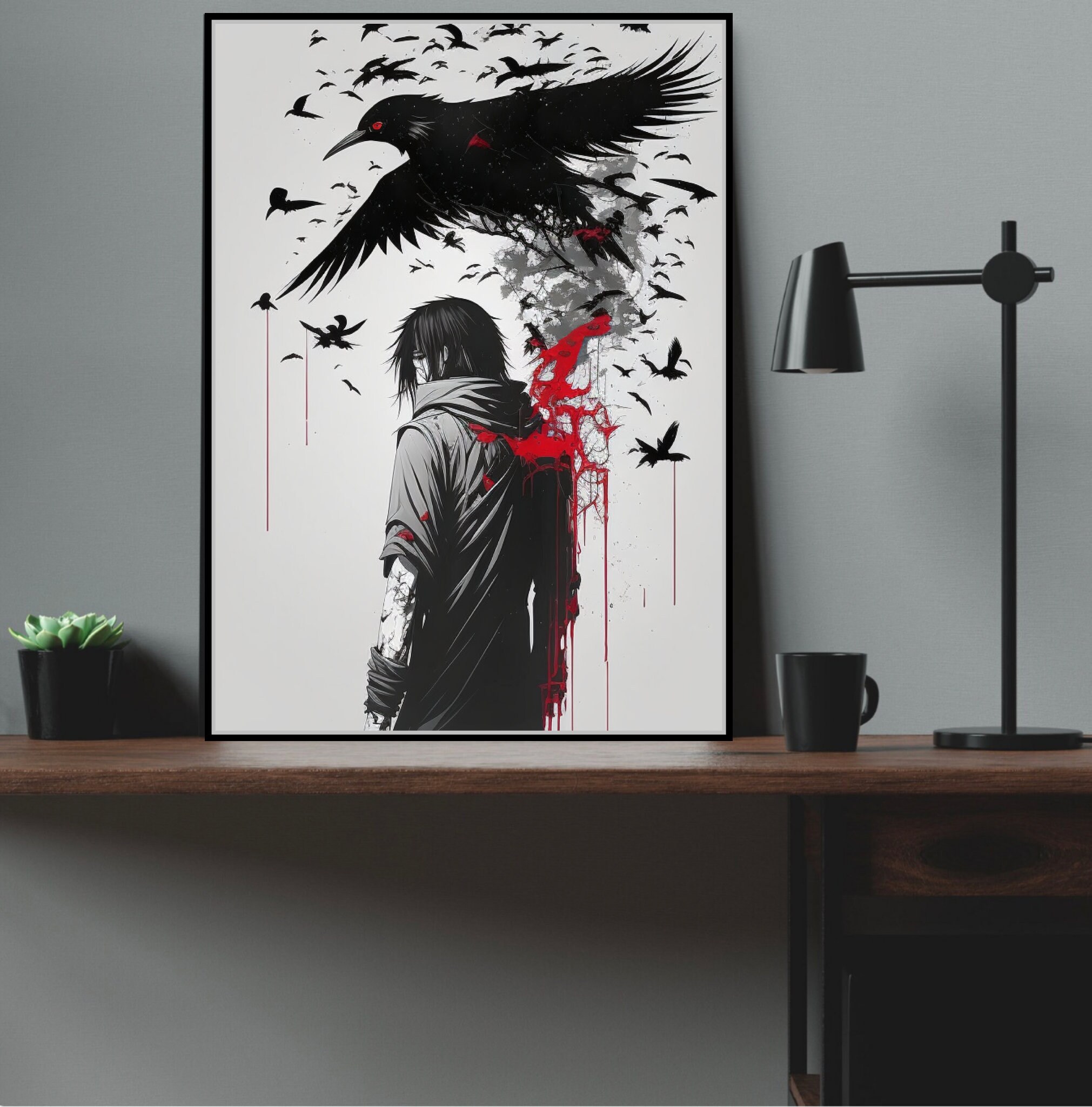 Custom Anime Poster Print Minimalistic Style. Anime Posters - Etsy