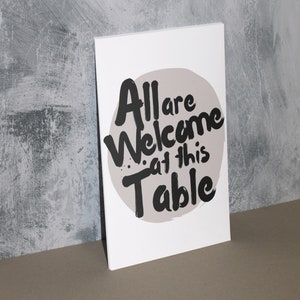 Dining Room Quote Art Print- Welcome Acceptance Dining Area Conference Room Decor- INSTANT DOWNLOAD