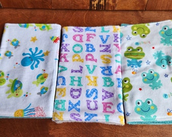 Terry burp cloth for baby shower gift non gender baby shower gift flannel burp cloth