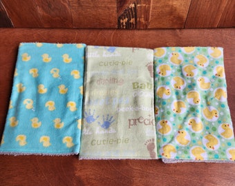 Terry burp cloth for baby shower gift non gender baby shower gift flannel burp cloth