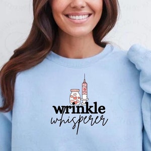 Funny Injector Nurse Sweatshirt, Botox Nurse Sweatshirt, Cosmetic Nurse Shirt, Aesthetic Nurse Crewneck, Gift For Nurse Injector, RN Gift