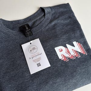 Pop Out Health Care Worker Shirt Health Care Aide Shirt Registered Nurse RN Shirt Respiratory Shirt LPN Shirt RT Shirt Nurse Shirt Gift image 1